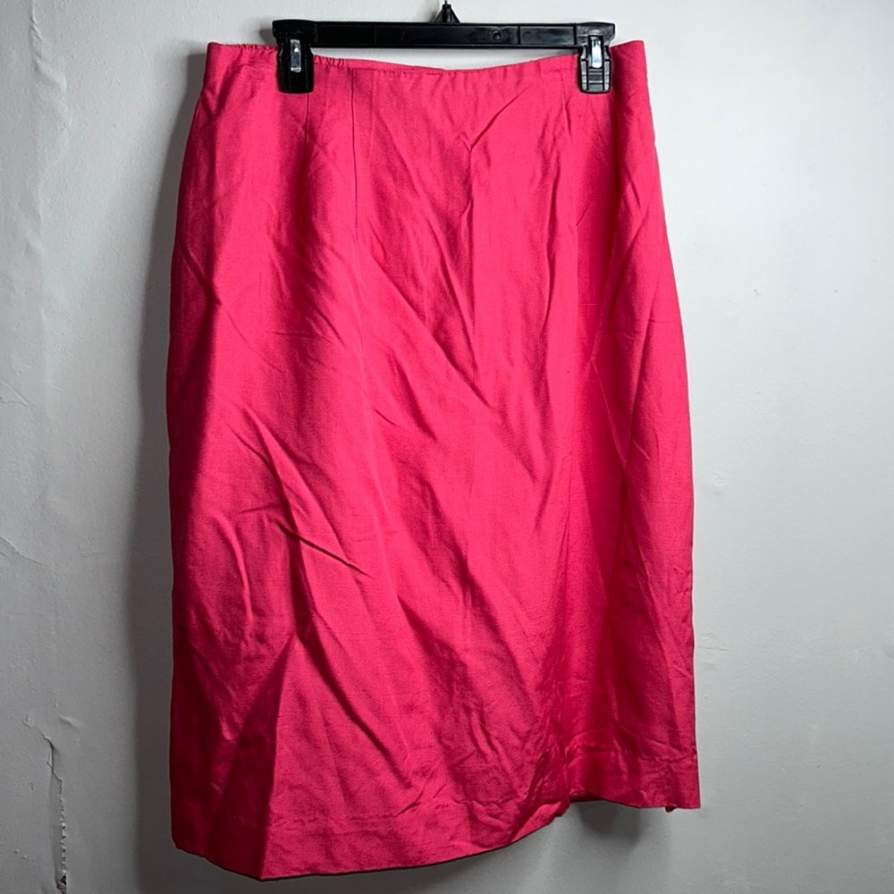 🌻 Rena Rowan for Saville 🛍️ Hot Pink Career Skirt 💞 Size 14W